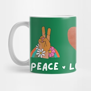 Peace Love Pickles Vintage Mug